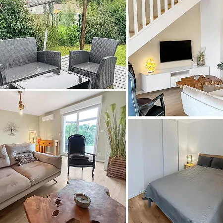 Hébergement de vacances Maison Lumineuse, Terrasse, à 10 Min Des Plages